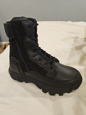 Blauer Black Tactical Lace-Up Boot